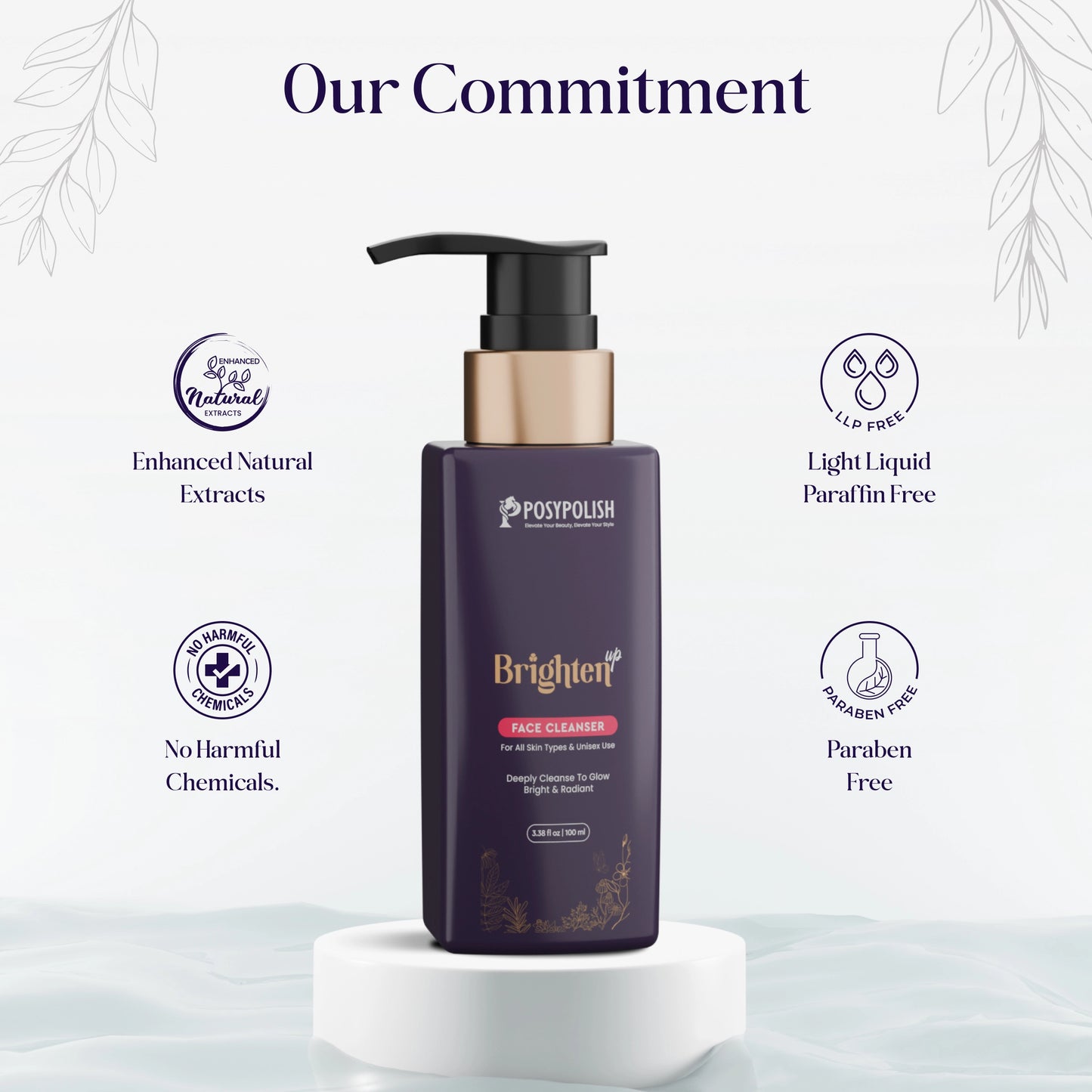 Brighten-Up Face Cleanser | Non-Drying Formula | Removes Impurities | Brightens & Evens Skin Tone
