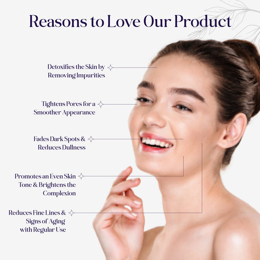 Brighten-Up Face Pack Powder & Skin Toner | Deeply Detoxifies | Refines Texture & Evens Skin Tone