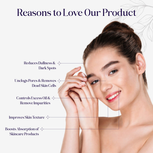 Brighten-Up Face Scrub | Unclogs Pores & Smooths Texture | Enhance Skincare Absorption | Fades Dullness