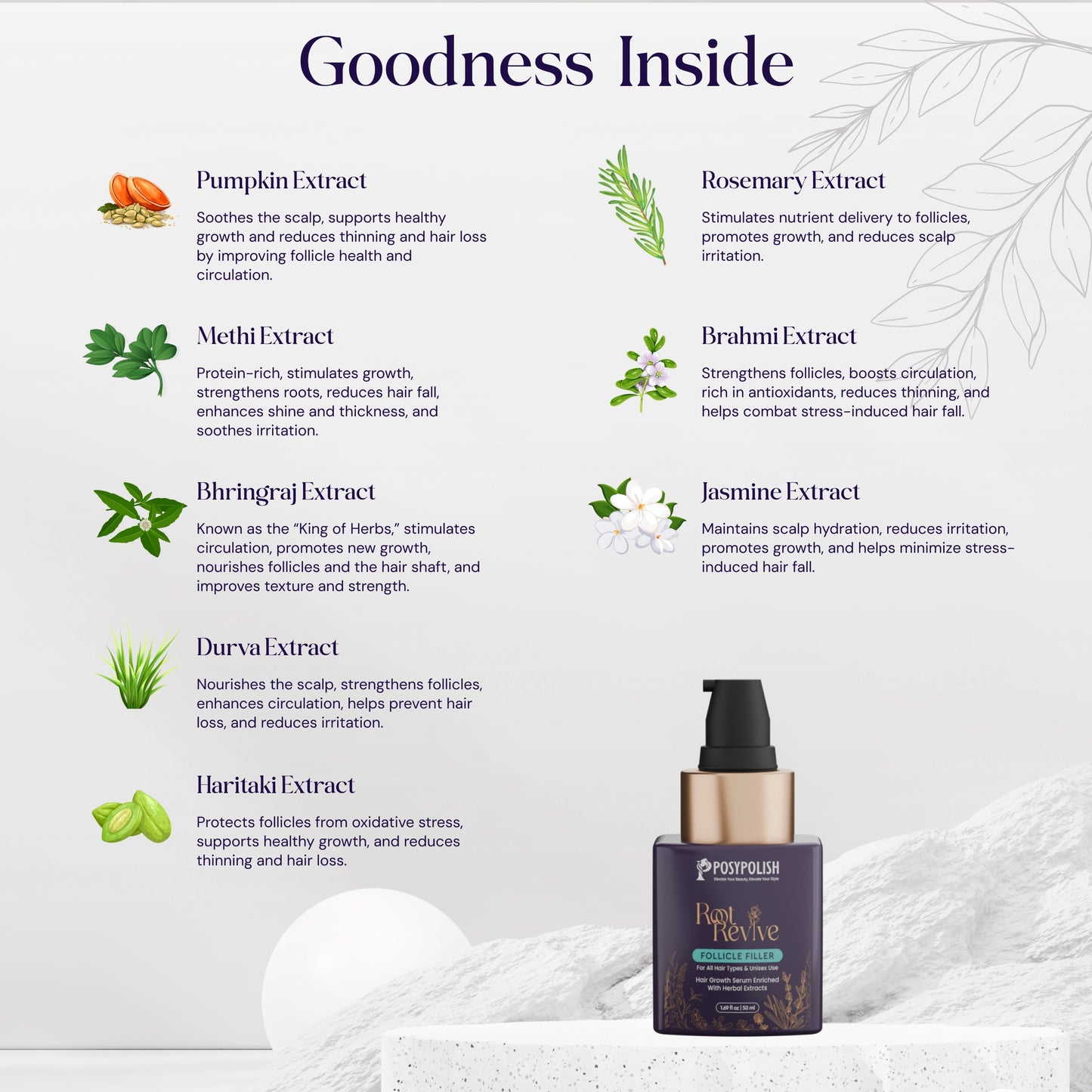 Root Revive Follicle Filler | Hair Growth Serum | Nourishes Follicles & Scalp | Boosts Hair Growth