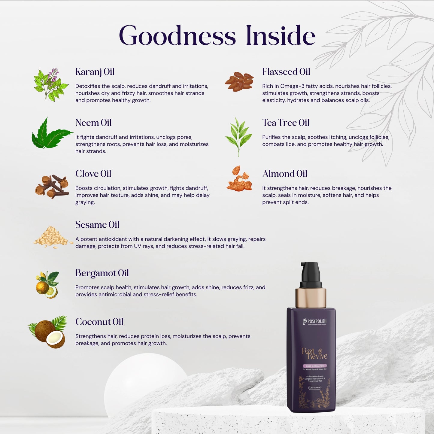 Root Revive Hair Activator | Activates Hair Roots, Promotes Hair Growth & Reduces Hair Fall